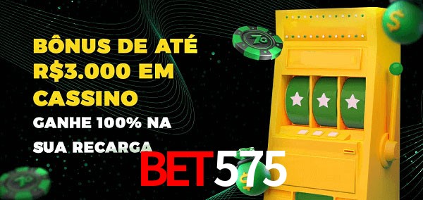 BET575 melhor bônus de depósito